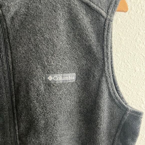 NWT Columbia Men's Steens Mountains Gray Vest Size LT Style AT1535 - Picture 5 of 10